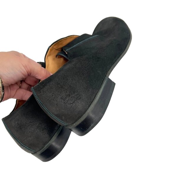 John Fluevog Lace-less Leather Oxfords Shoes - Picture 4 of 8